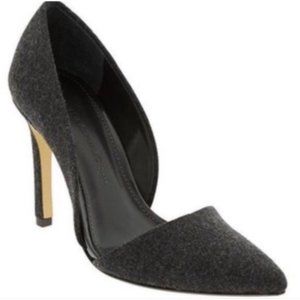 Banana Republic Adelia D’Orday gray felt pumps